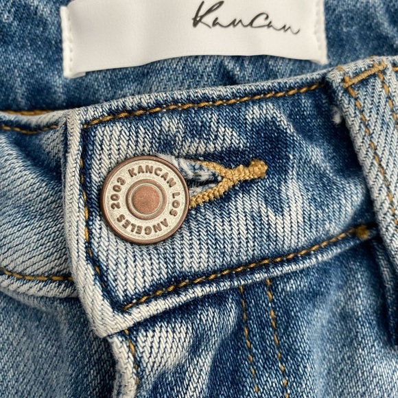 Stylish Blue Distressed Jeans kancan 3/25 - Picture 6 of 7
